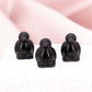 Obsidian Mini Carving schwarz Flash Regenbogen silber gold Pinguin Pingui Kinder Tier Fisch Arktis Nordpol Schnabel Eis 