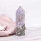 Ozean Jaspis Sea Jasper Oceanjasper Meer rot rosa MoosBaumachat Spitze Baum Achat Moosachat grün weiss Adern Turm Spitze Obelisk deutscher Onlineshop Annurah witchy Hexen Spiritualität Energie Chakra Sternzeichen