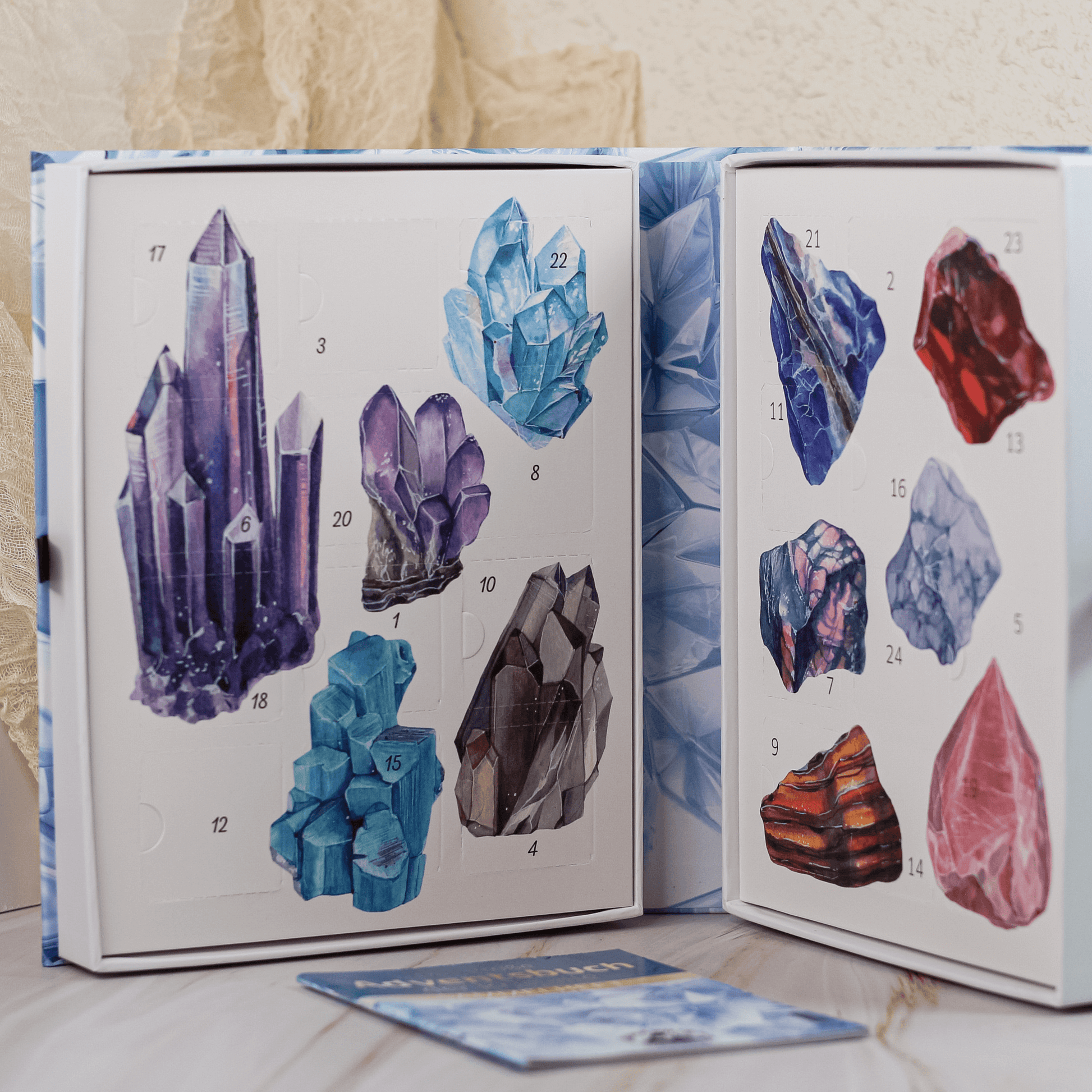 Spiritueller Heilstein Edelstein Adventskalender