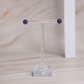 Amethyst Ohrstecker Ohrringe Heilstein Kristall Kristallschmuck Kristallperlen