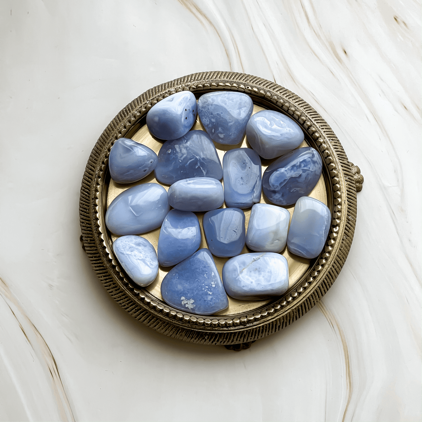 Chalcedon Trommelstein Edelstein Annurah Onlineshop Deutschland 