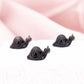 Obsidian Mini Carving Schnecke Tier Schneckenhaus Fühler Tierwelt Muschel Talisman Kinder Flash Regenbogen silber gold Schutzstein Kristall Edelstein Heilstein