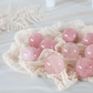 Rosenquarz rosa Kugel Sphere Kristallkugel Star Flash Stern Liebe Chakra Sternzeichen Heilstein Edelstein Kristall Annurah Onlineshop besänftigend Liebesstein Harmonie & Freundschaft lindern von Traumata während Meditation