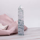Baumachat Spitze Baum Achat Moosachat grün weiss Adern Turm Spitze Obelisk deutscher Onlineshop Annurah Statement Piece Einzelstück Heilstein Edelstein Schutzstein Kristall